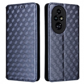 Læder Cover Honor 200 Pro 3d Diamanter