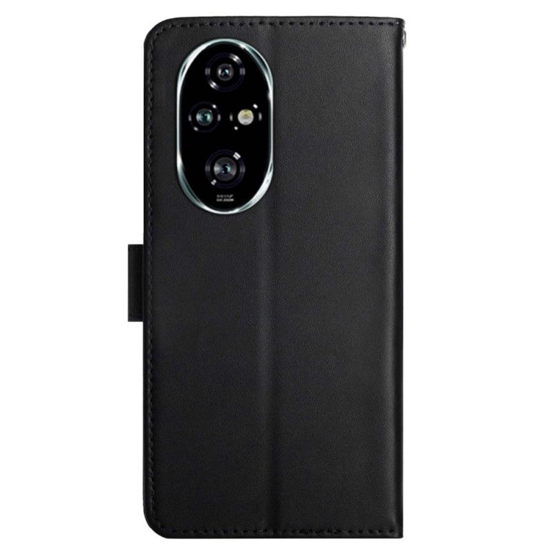 Læder Cover Honor 200 Pro Telefon Etui Nappalæder