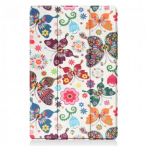 Cover Xiaomi Pad 5 Vintage Blomsterpenneholder