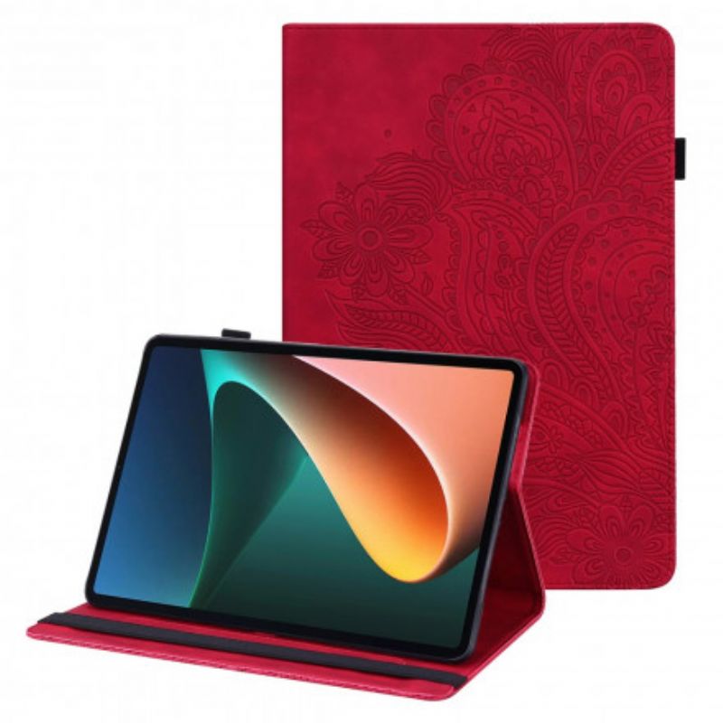 Etui Xiaomi Pad 5 Styliseret Blomst