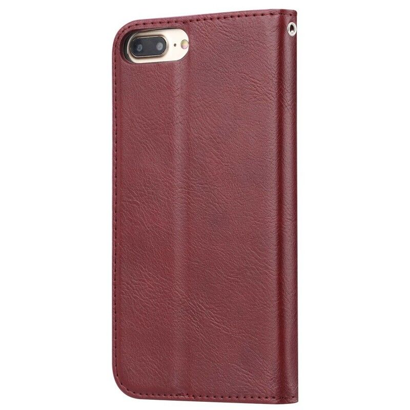 Cover iPhone 6 Plus / 6S Plus Flip Cover Faux Læder Kortholder