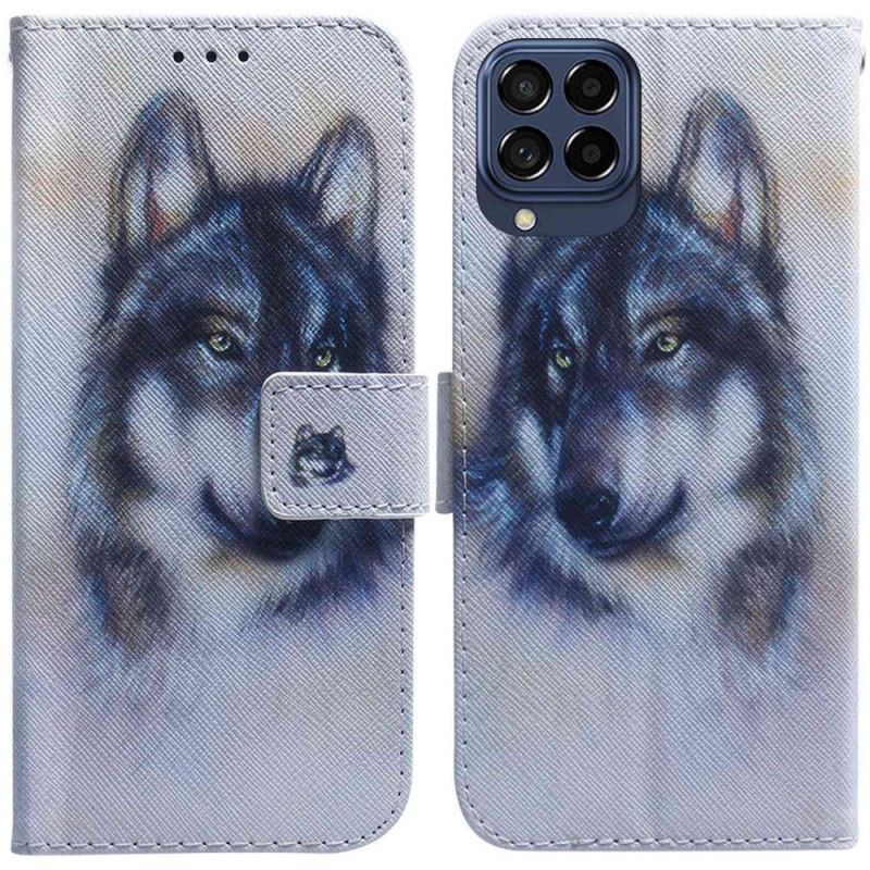 Flip Cover Samsung Galaxy M33 5G Akvarelhund