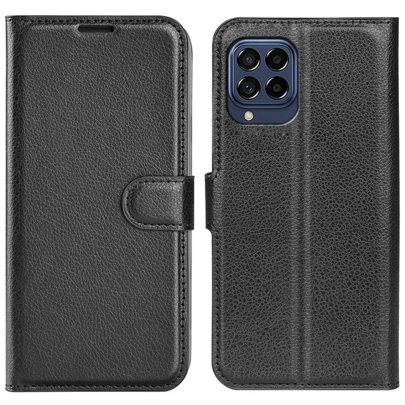 Flip Cover Samsung Galaxy M33 5G Lichi-læderstil