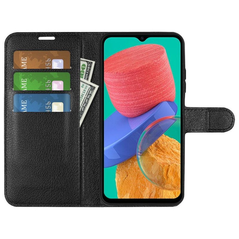 Flip Cover Samsung Galaxy M33 5G Lichi-læderstil