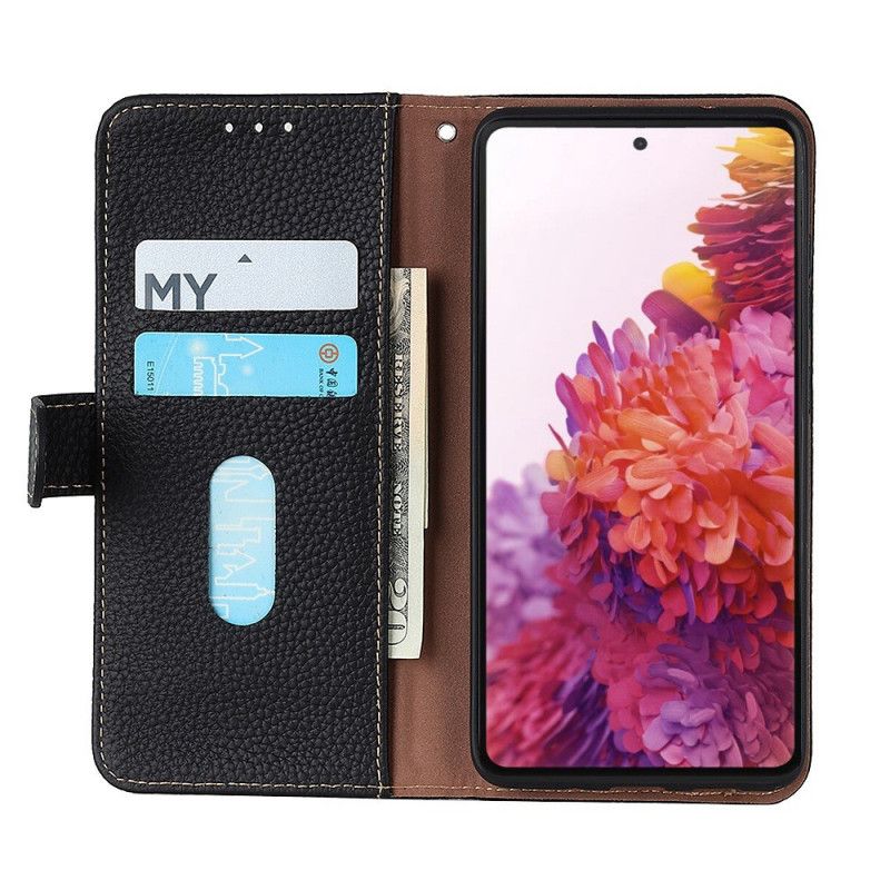 Læder Cover Samsung Galaxy M33 5G Litchi Khazneh Læder