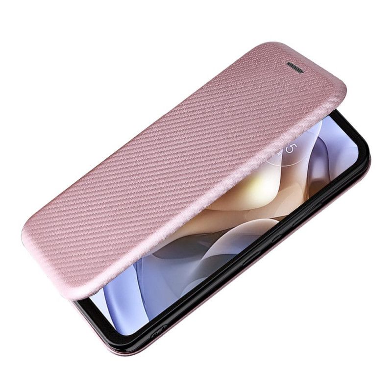 Cover Moto G31 / Moto G41 Flip Cover Silicone Carbon