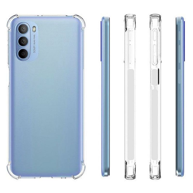 Cover Moto G31 / Moto G41 Transparente Forstærkede Hjørner