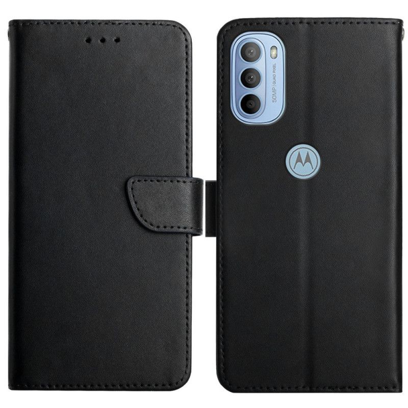 Flip Cover Moto G31 / Moto G41 Ægte Nappa Læder