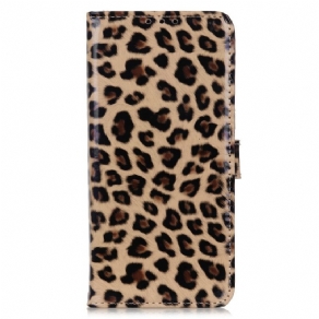 Flip Cover Moto G31 / Moto G41 Enkelt Leopard