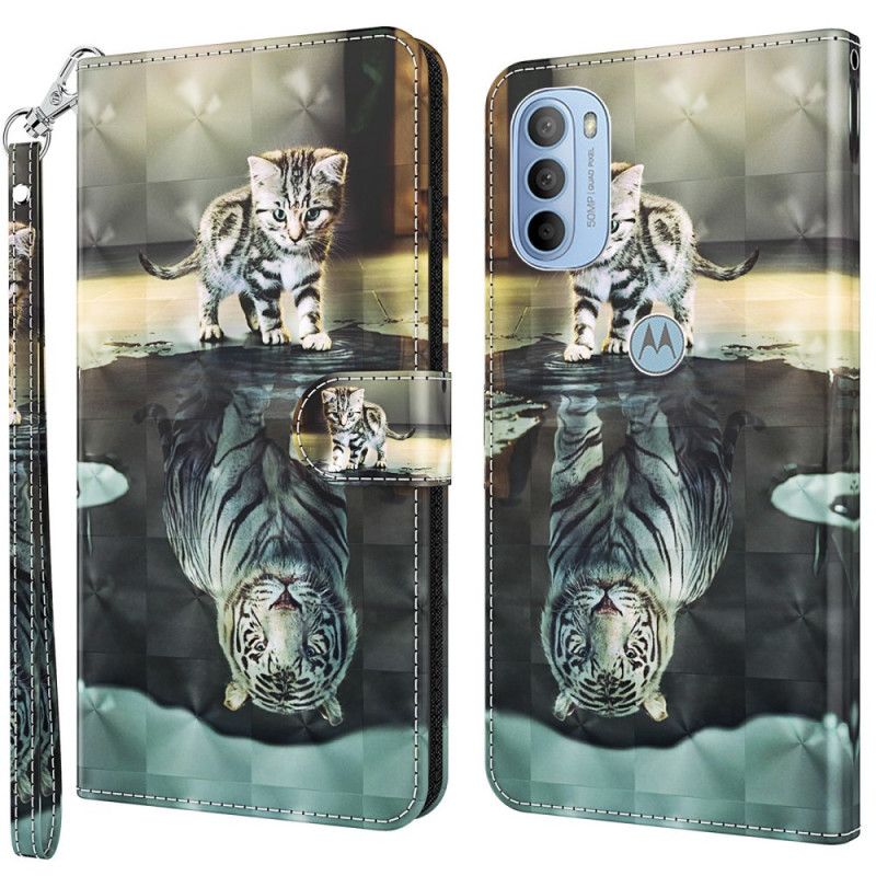 Flip Cover Moto G31 / Moto G41 Ernest The Tiger