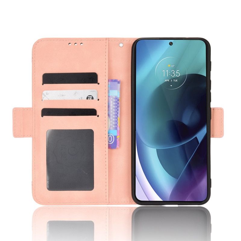 Flip Cover Moto G31 / Moto G41 Førsteklasses Multikort