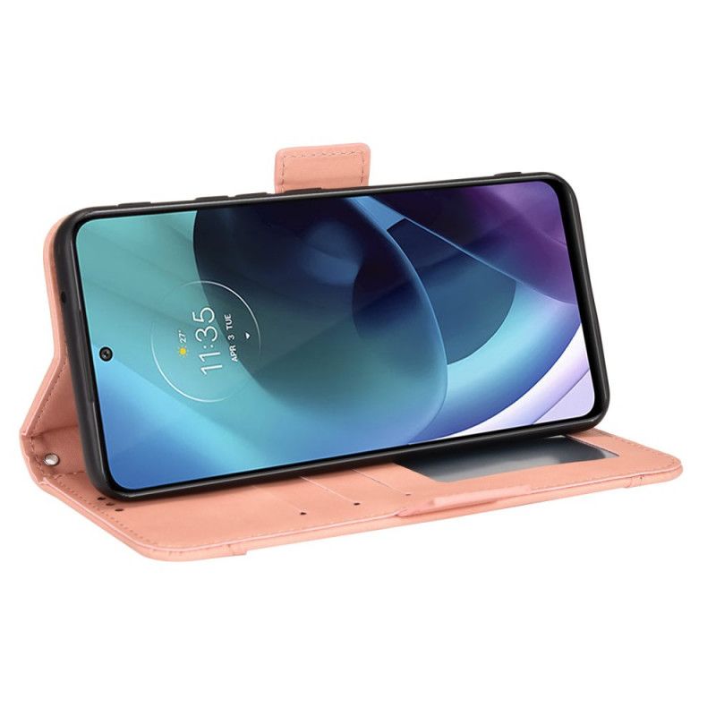 Flip Cover Moto G31 / Moto G41 Førsteklasses Multikort