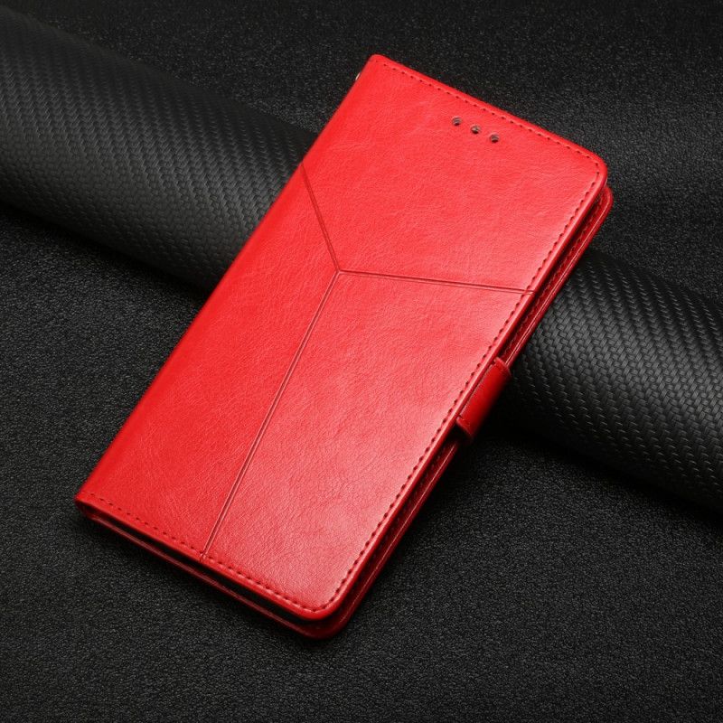 Flip Cover Moto G31 / Moto G41 Geo Y Design Læderstil