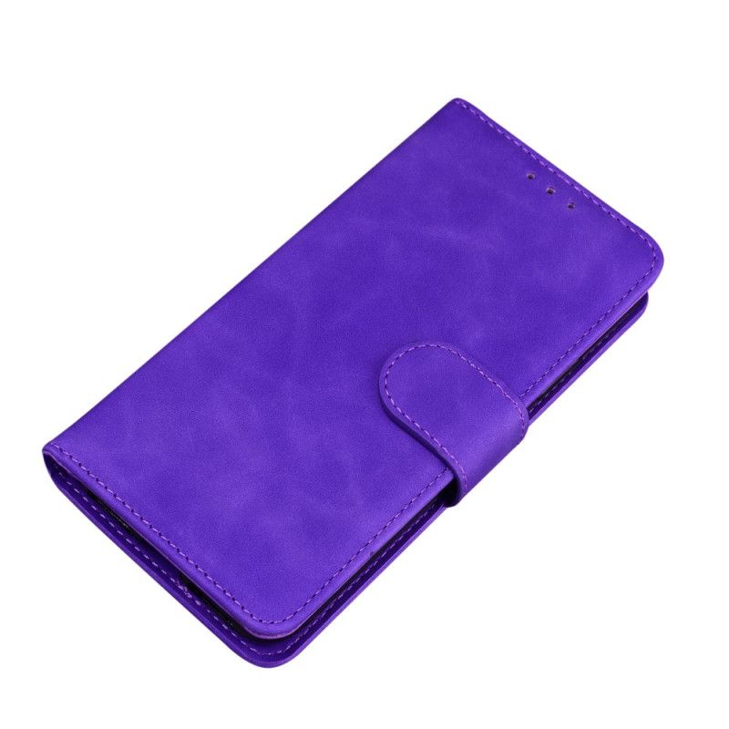 Flip Cover Moto G31 / Moto G41 Monokrom Lædereffekt