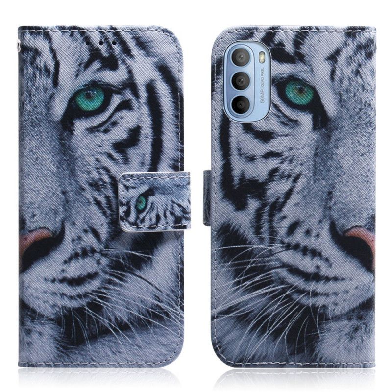 Flip Cover Moto G31 / Moto G41 Tigeransigt