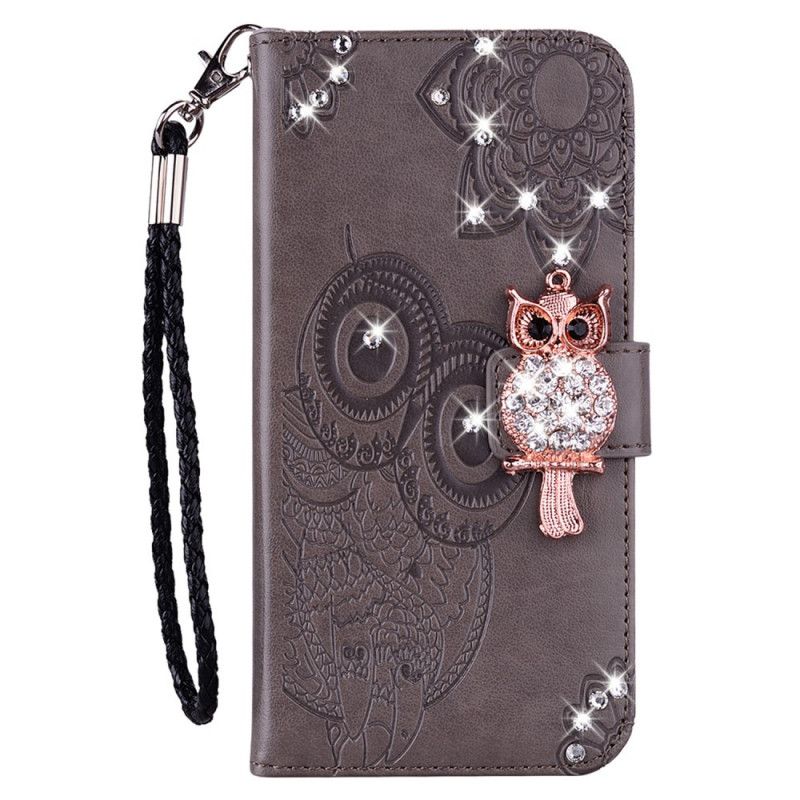 Flip Cover Moto G31 / Moto G41 Ugle Mandala Og Charm