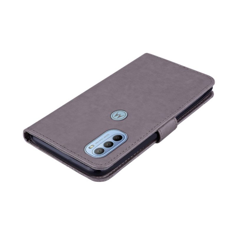 Flip Cover Moto G31 / Moto G41 Ugle Mandala Og Charm