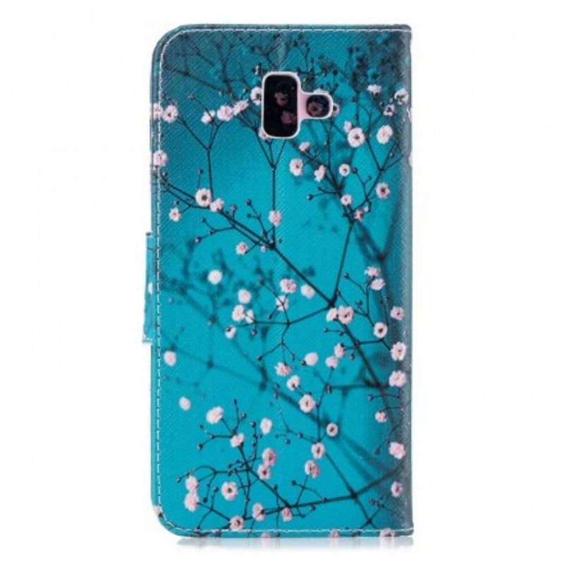 Flip Cover Samsung Galaxy J6 Plus Blomstrende Træ