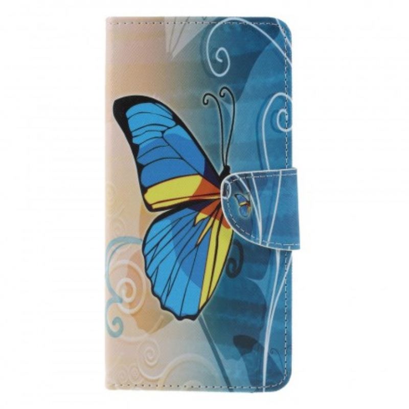 Flip Cover Samsung Galaxy J6 Plus Sommerfugle Og Blomster