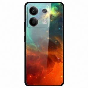 Cover Til Xiaomi Redmi Note 13 5g Farvet Himmel Hærdet Glas