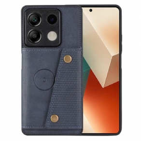 Cover Til Xiaomi Redmi Note 13 5g Læder Effekt Kortholder