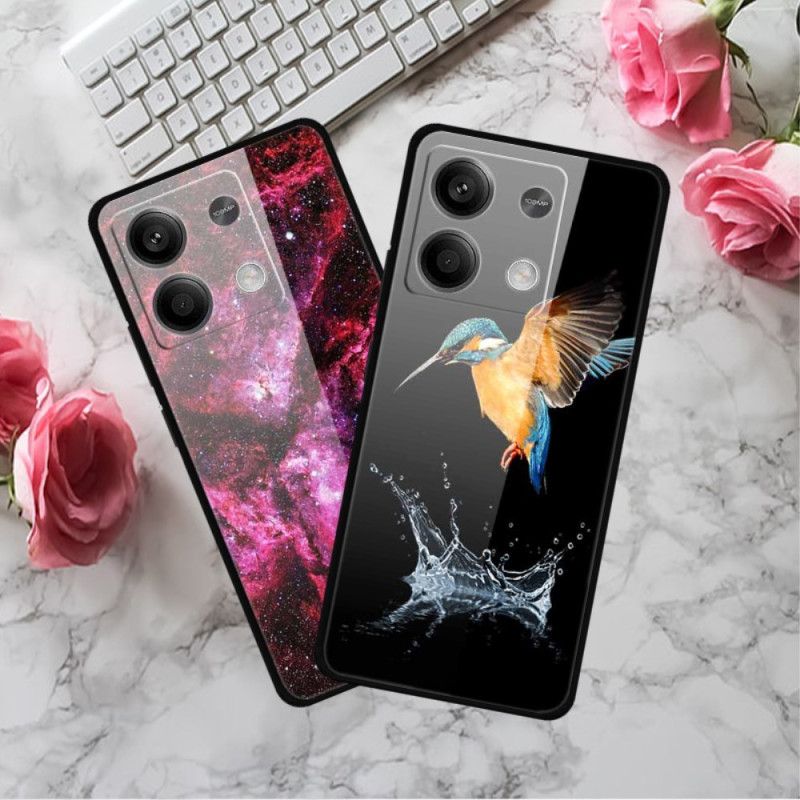 Cover Xiaomi Redmi Note 13 5g Blomster Af Hærdet Glas