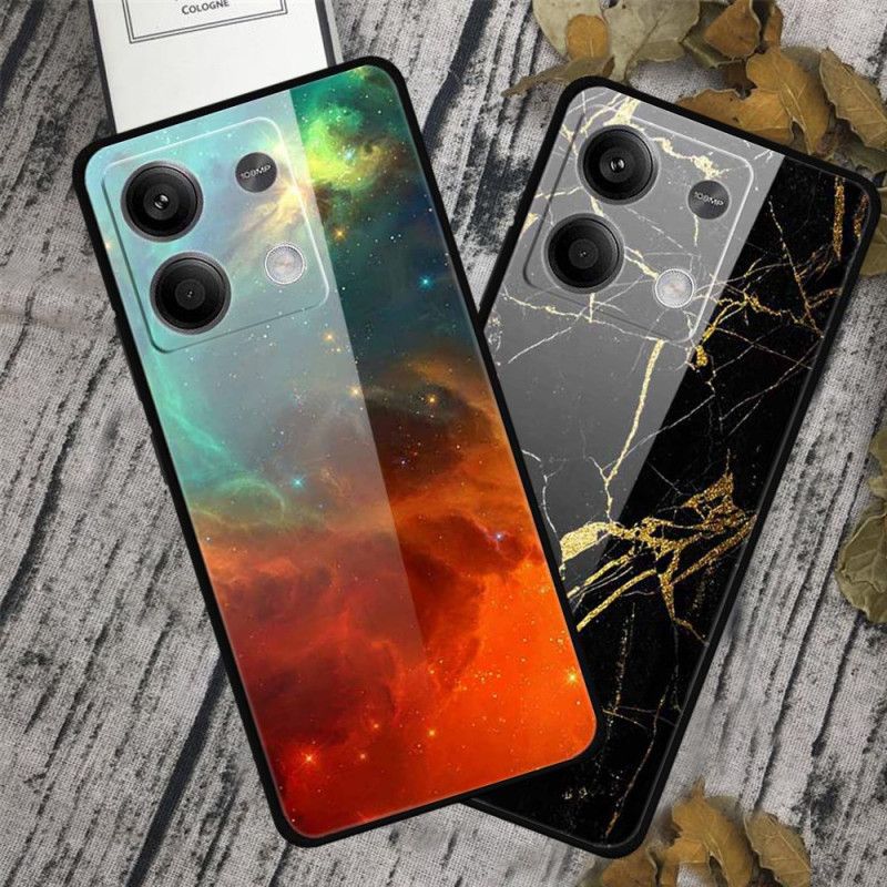 Cover Xiaomi Redmi Note 13 5g Farverig Nebula Hærdet Glas