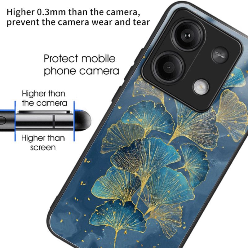 Cover Xiaomi Redmi Note 13 5g Ginkgoblade Af Hærdet Glas