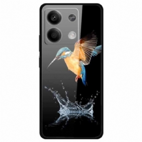 Cover Xiaomi Redmi Note 13 5g Kronfugl Af Hærdet Glas