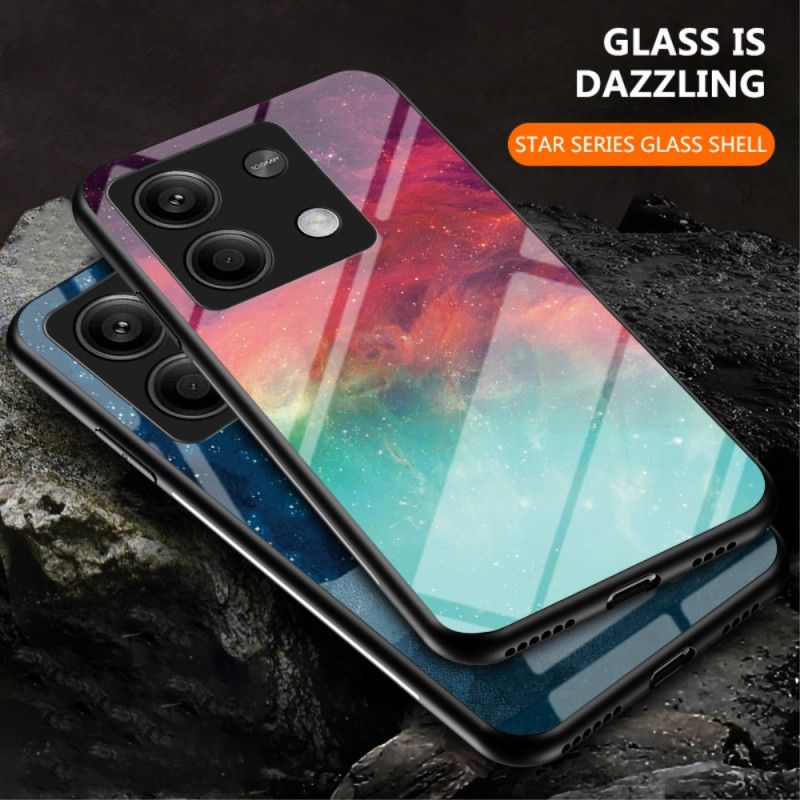 Cover Xiaomi Redmi Note 13 5g Telefon Etui Hærdet Glas Spredte Stjerner