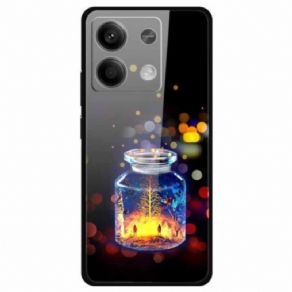 Cover Xiaomi Redmi Note 13 5g Telefon Etui Ønskeflaske Af Hærdet Glas