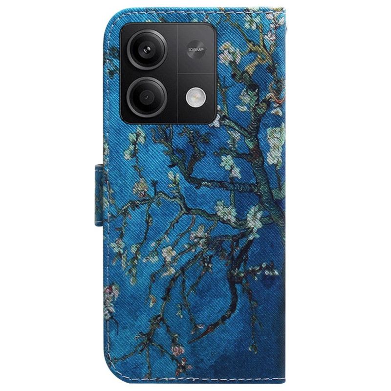 Flip Cover Xiaomi Redmi Note 13 5g Abrikosblomster