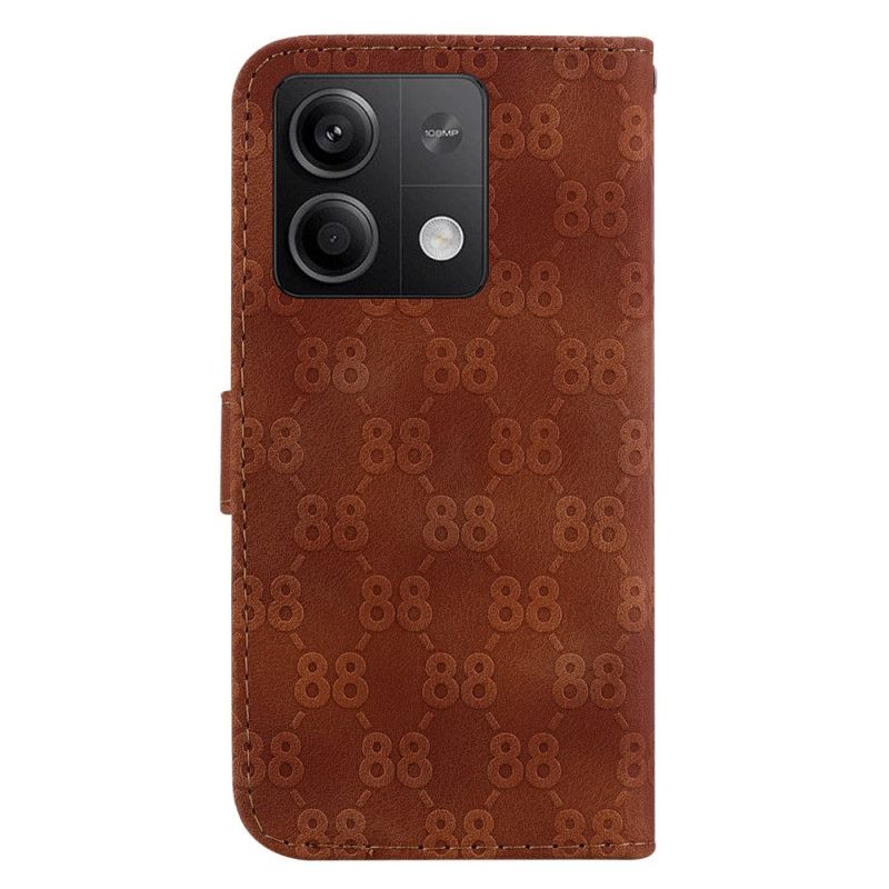 Flip Cover Xiaomi Redmi Note 13 5g Design 88 Med Rem