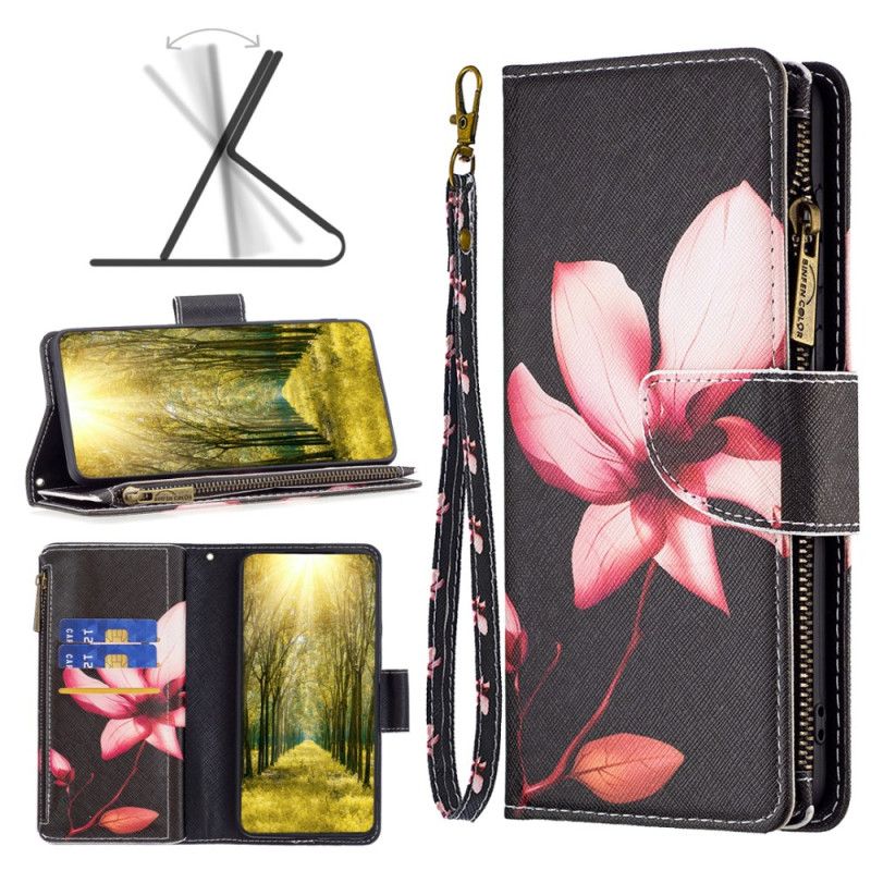 Flip Cover Xiaomi Redmi Note 13 5g Lotus Strap Wallet