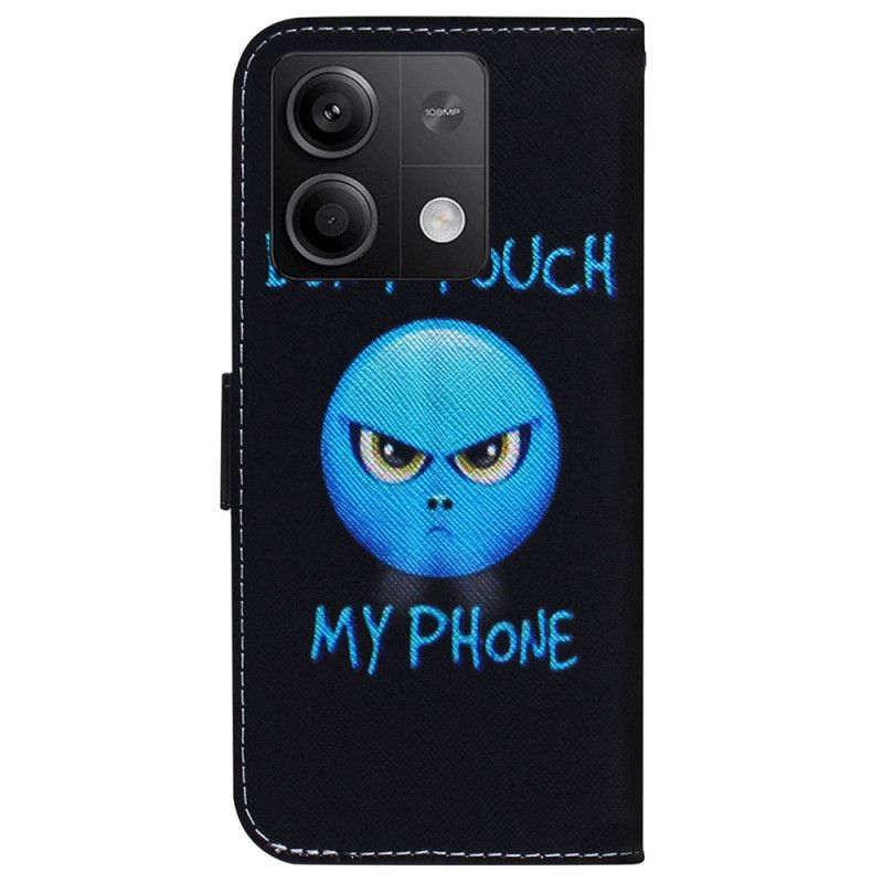 Flip Cover Xiaomi Redmi Note 13 5g Rør Ikke Ved Min Telefon-emoji