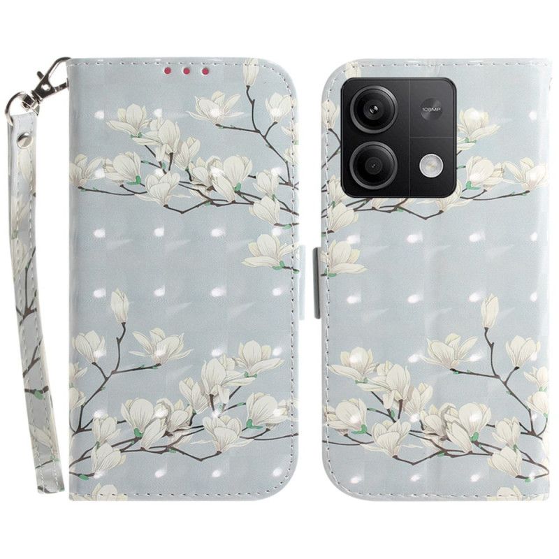 Flip Cover Xiaomi Redmi Note 13 5g Stribede Magnoliaer