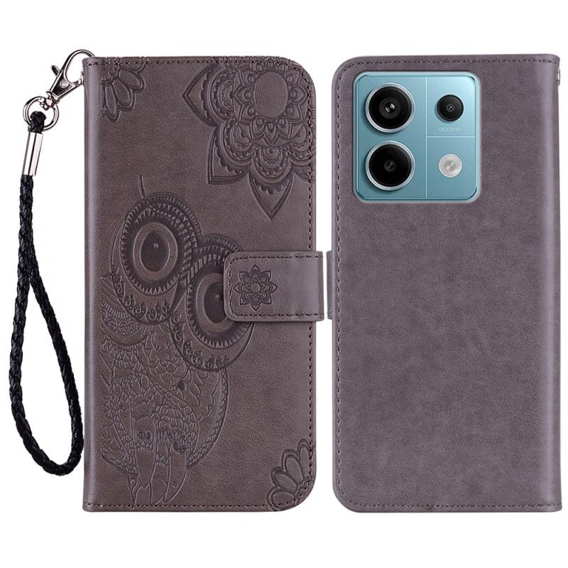 Flip Cover Xiaomi Redmi Note 13 5g Uglemønster