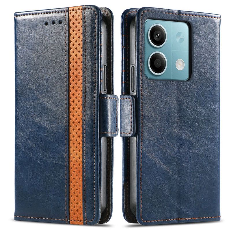 Flip Cover Xiaomi Redmi Note 13 5g Vintage Med Rfid-blokering Caseneo