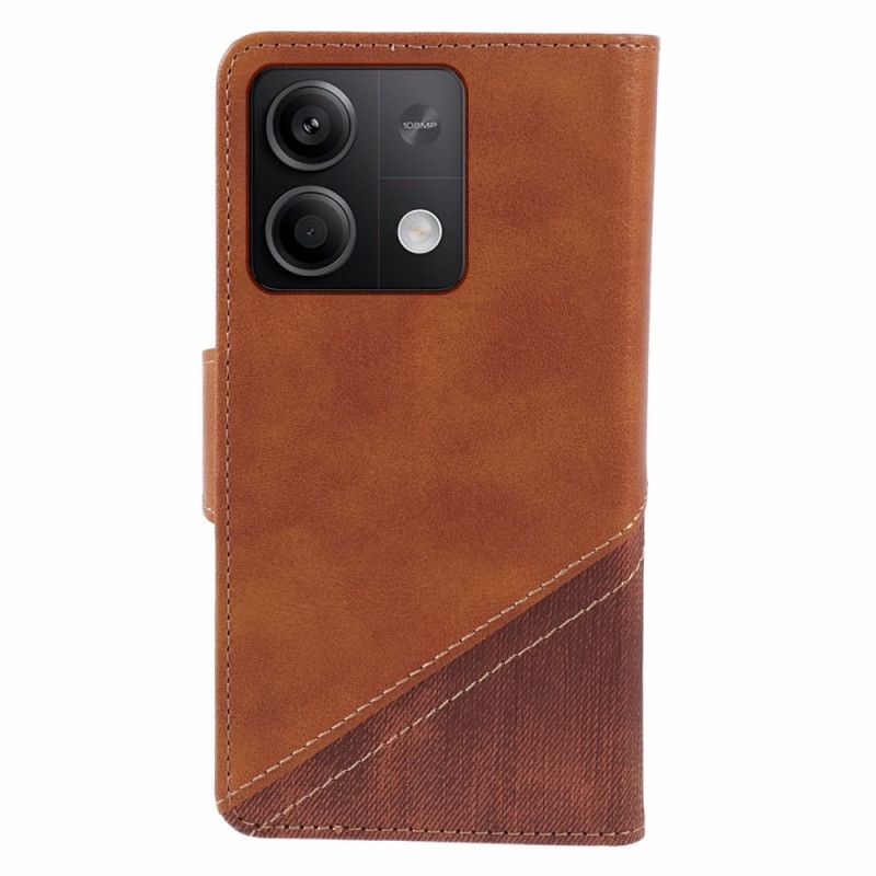 Læder Cover Xiaomi Redmi Note 13 5g Bi-tekstur