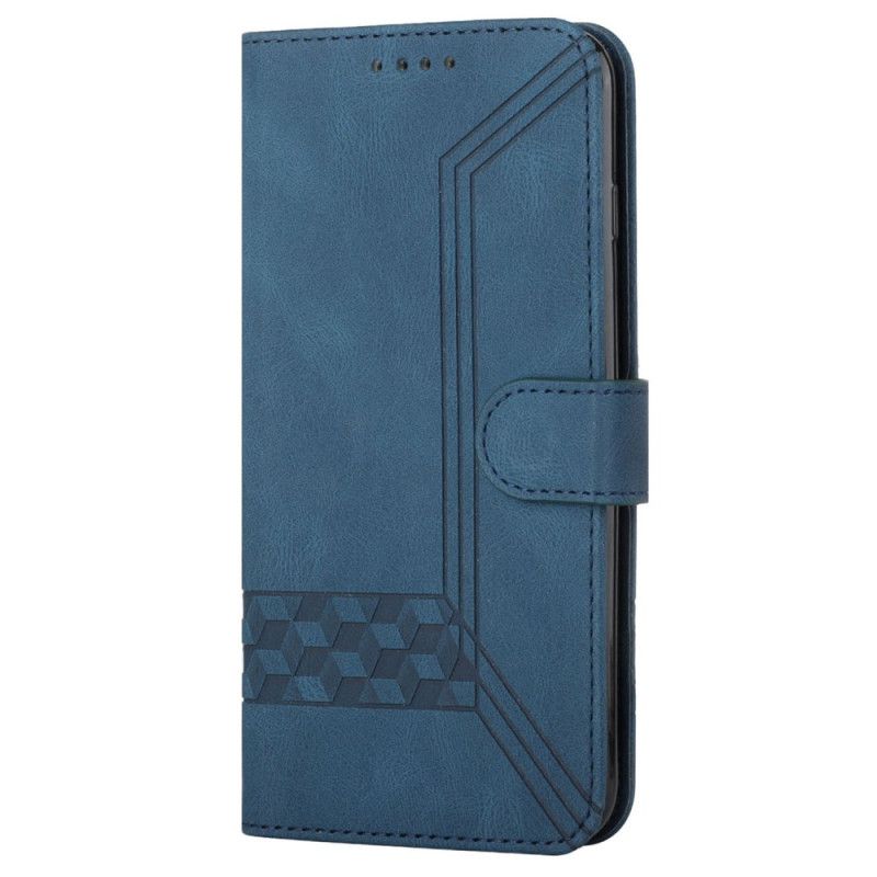 Læder Cover Xiaomi Redmi Note 13 5g Remmønster