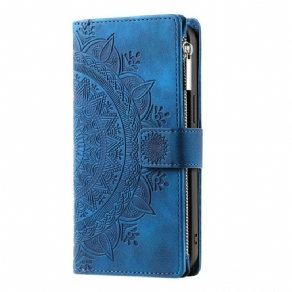 Læder Cover Xiaomi Redmi Note 13 5g Telefon Etui Mandala Stroppung