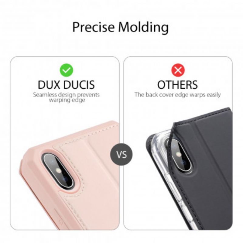 Cover iPhone XS Max Flip Cover Skin X Series Dux Ducis