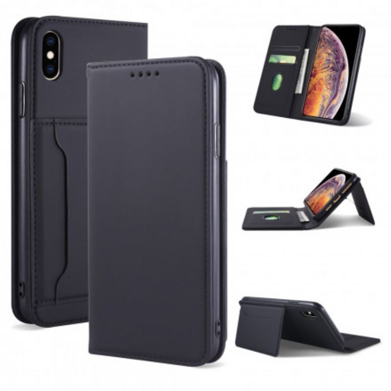 Cover iPhone XS Max Flip Cover Støttekortholder