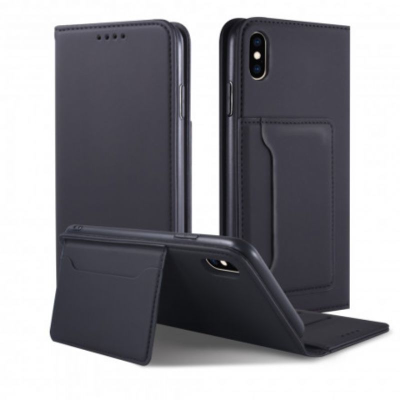 Cover iPhone XS Max Flip Cover Støttekortholder