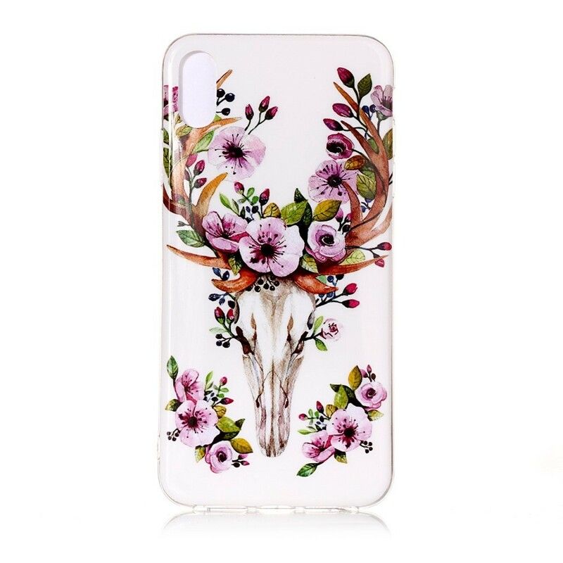 Cover iPhone XS Max Fluorescerende Blomsterelg