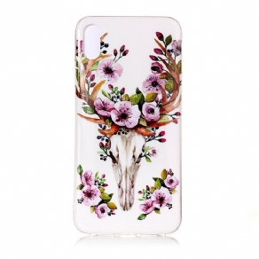 Cover iPhone XS Max Fluorescerende Blomsterelg