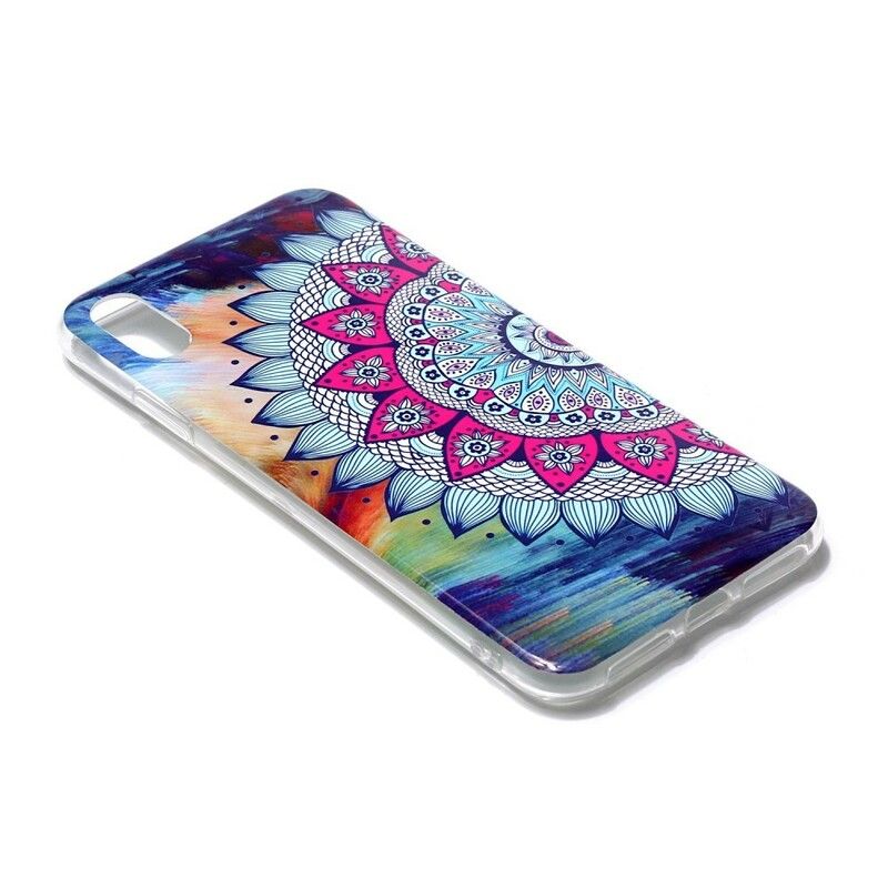 Cover iPhone XS Max Fluorescerende Farverig Mandala