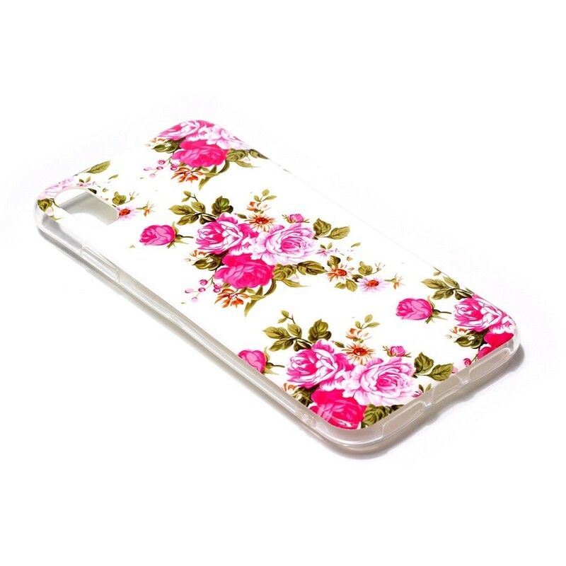 Cover iPhone XS Max Fluorescerende Frihedsblomster