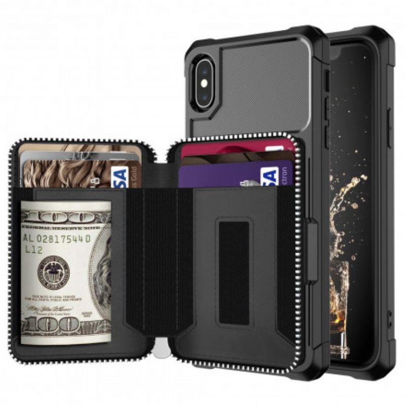 Cover iPhone XS Max Punge Etui Multifunktionel Tegnebog