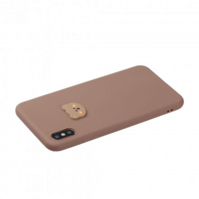 Cover iPhone XS Max Silicone Logo Animal Fun